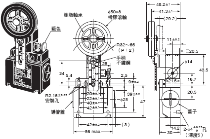 D4N-[]R 外觀尺寸 13 