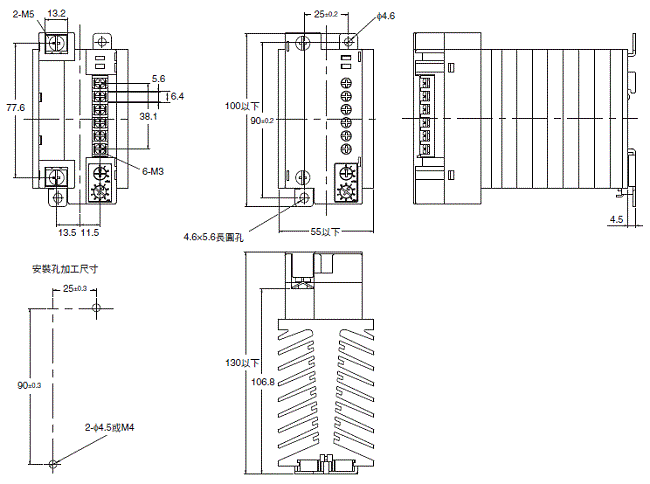 G3PF 外觀尺寸 3 