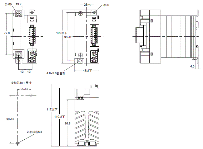 G3PF 外觀尺寸 4 