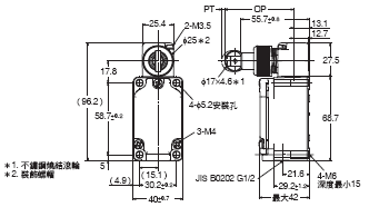 WL-N / WLG 外觀尺寸 21 