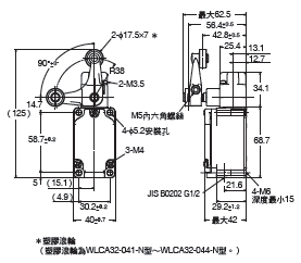 WL-N / WLG 外觀尺寸 13 