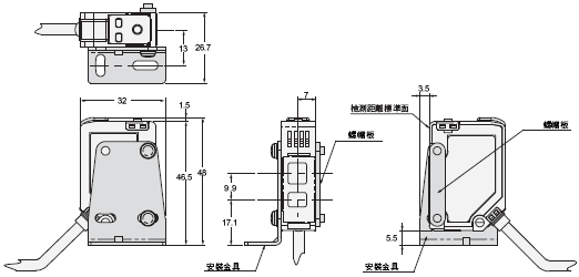 E3NC 外觀尺寸 32 