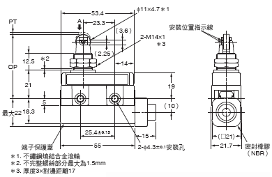 ZC-[]55 外觀尺寸 3 