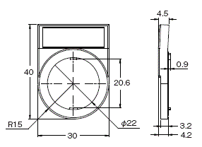 A22NN / A22NL 外觀尺寸 55 