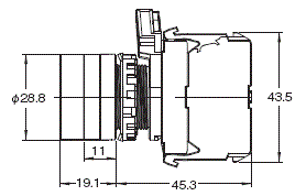 A22NN / A22NL 外觀尺寸 8 