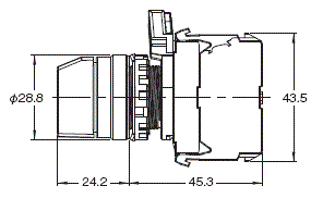 A22NS / A22NW 外觀尺寸 8 