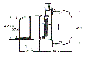 A22NS / A22NW 外觀尺寸 9 