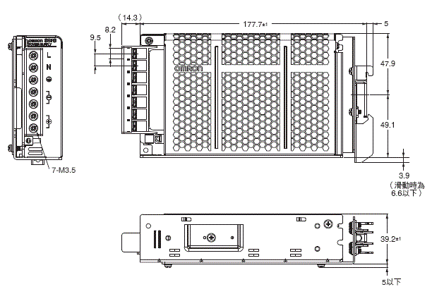 S8FS-G 外觀尺寸 16 