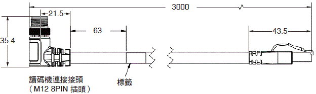 MicroHAWK V430-F / V420-F 系列 外觀尺寸 10 