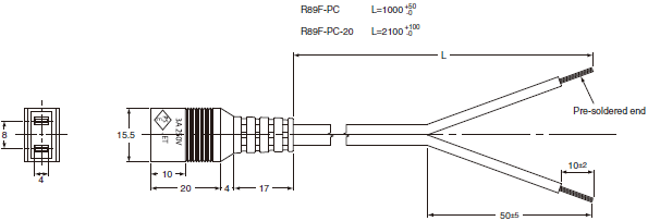 R89F-M 外觀尺寸 4 