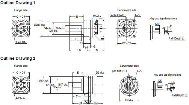 R88M-1A[] / R88D-1SAN[]-ECT 外觀尺寸 35 