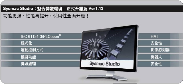 Sysmac Studio Integrated Development Environment